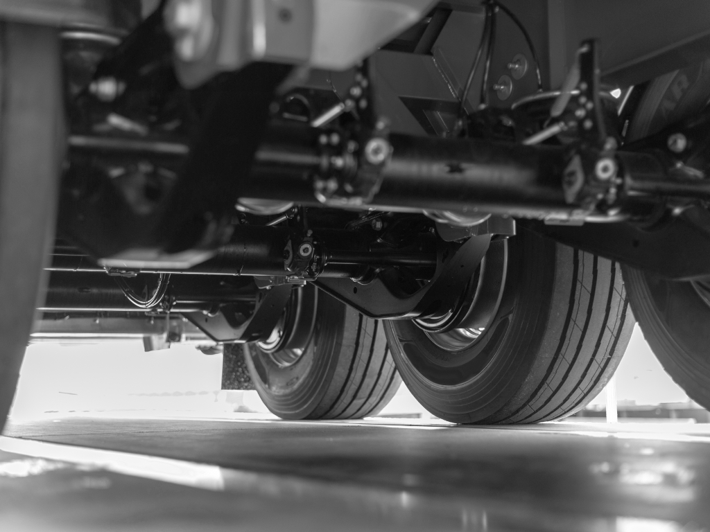 undercarriage of truck